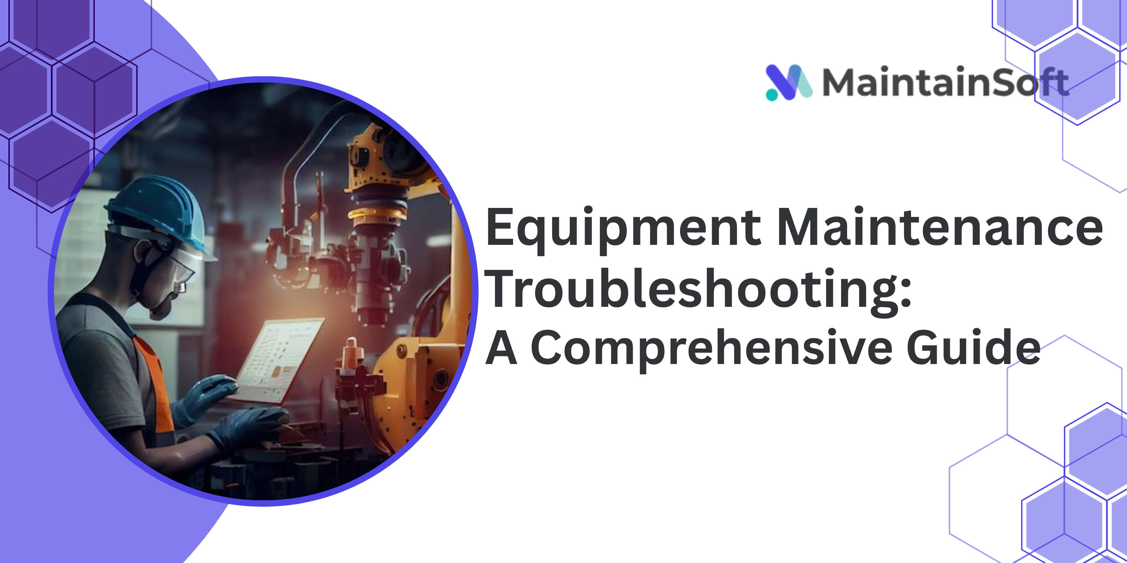 Technician troubleshooting equipment as part of maintenance to ensure optimal performance.