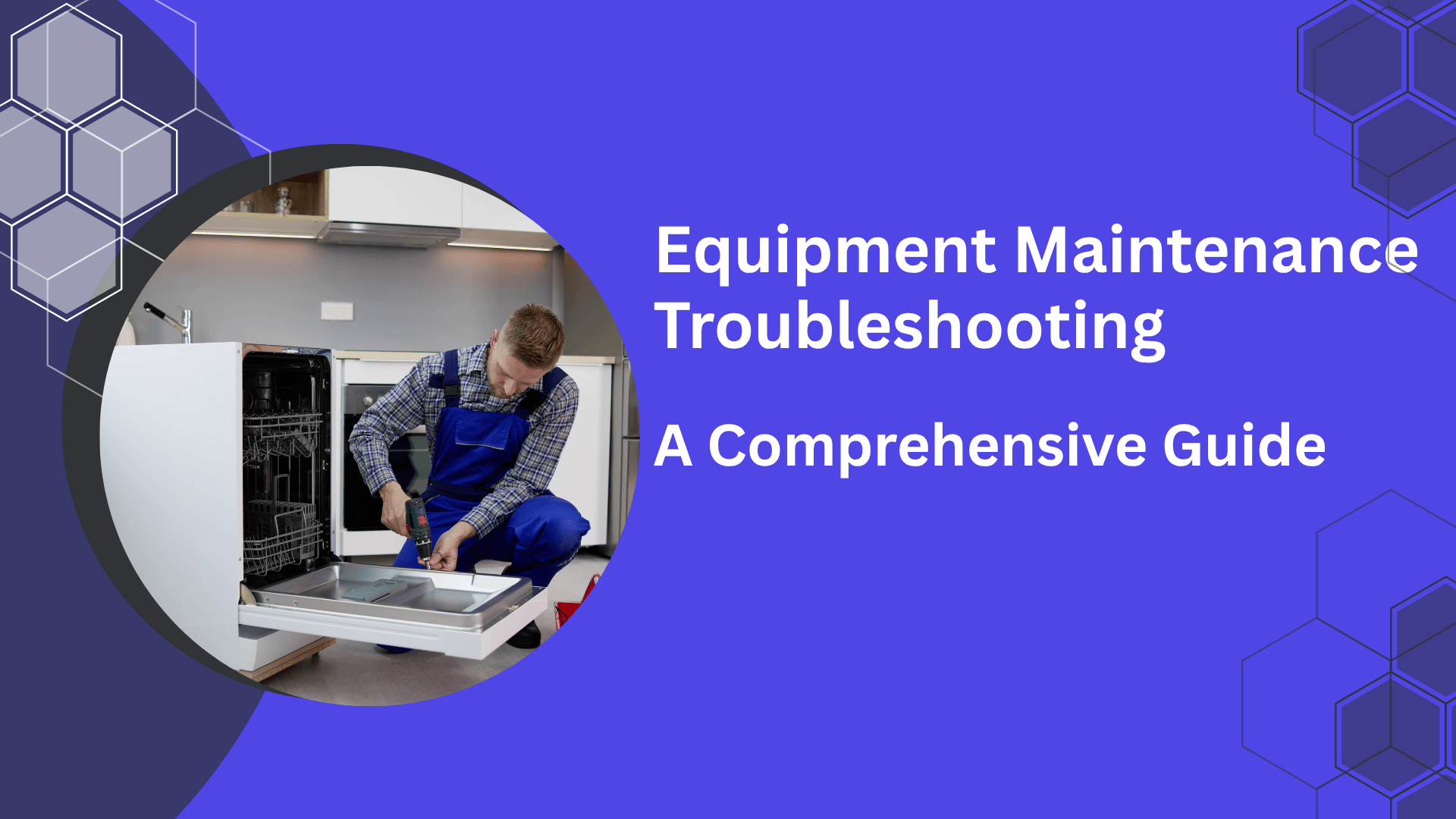 Technician troubleshooting equipment as part of maintenance to ensure optimal performance.